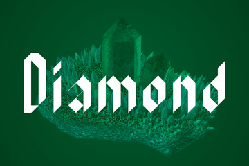 Diamond — Mijn lettertype