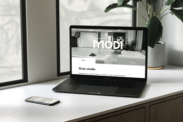 Studio Modi — Design voor een fotostudio